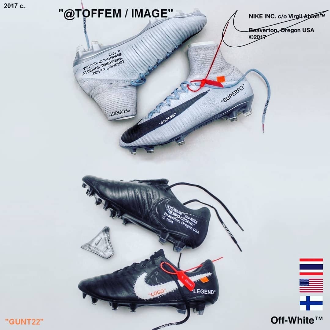 Custom Made Nike x Off White Virgil Mercurial Superfly Tiempo
